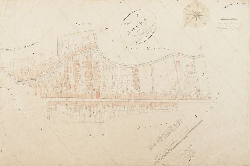 Historische kaarten van Oud Joure